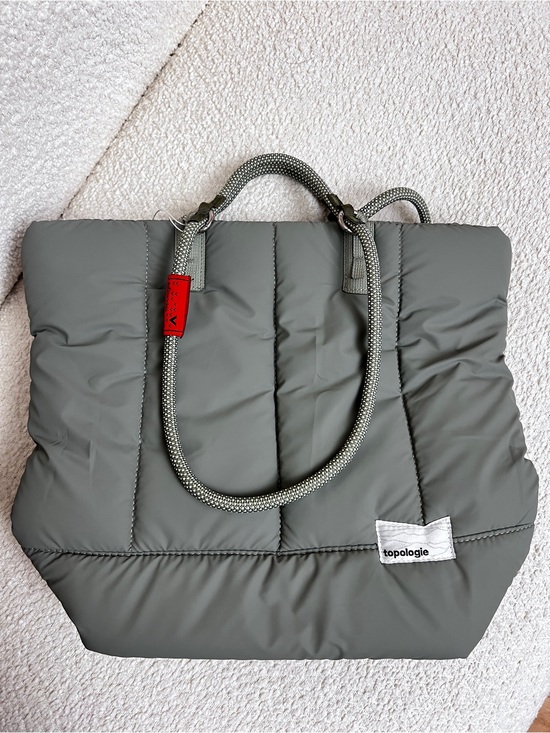 Topologie Handbags - Topologie Quilted Puffer Tote in Gray